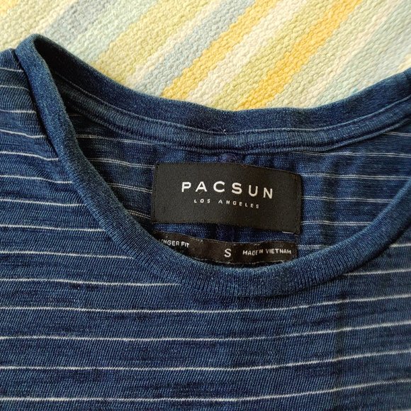 🛍️ BUNDLE ONLY | Pac Sun longer length blue stripe tunic Small - Picture 6 of 12